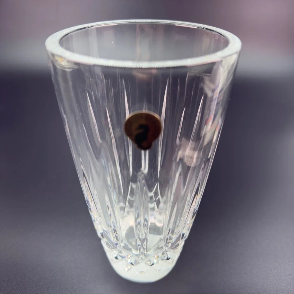 Waterford Crystal 60th Anniversary  Commemorative Lismore Pattern Vase
